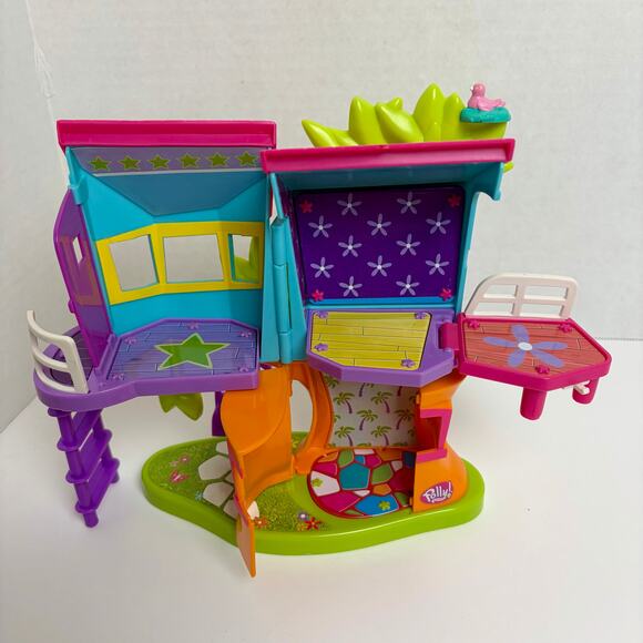 Vintage Polly Pocket Magnetic Treehouse Set & Accessories - Picture 4 of 6